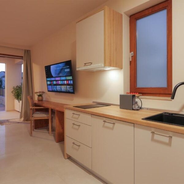 Close up picture of the premium studio kitchen