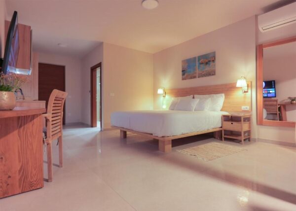 Close up picture of the premium studio bedroom