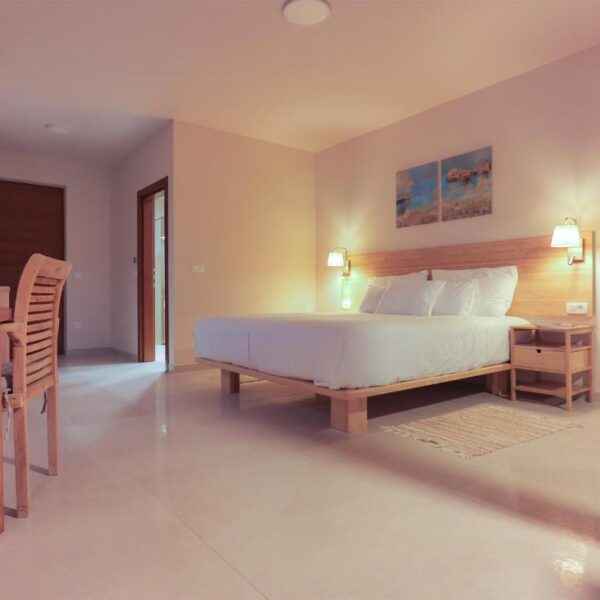 Close up picture of the premium studio bedroom