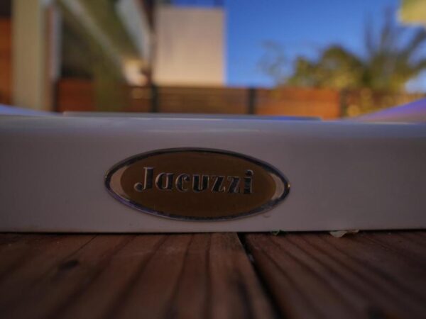 Jacuzzi logo close up