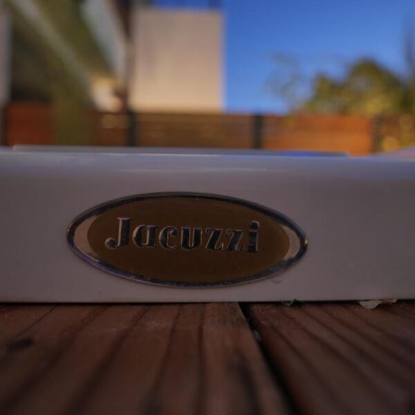 Jacuzzi logo close up