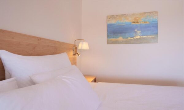 Close up picture of an oil painting in the studio apartmant