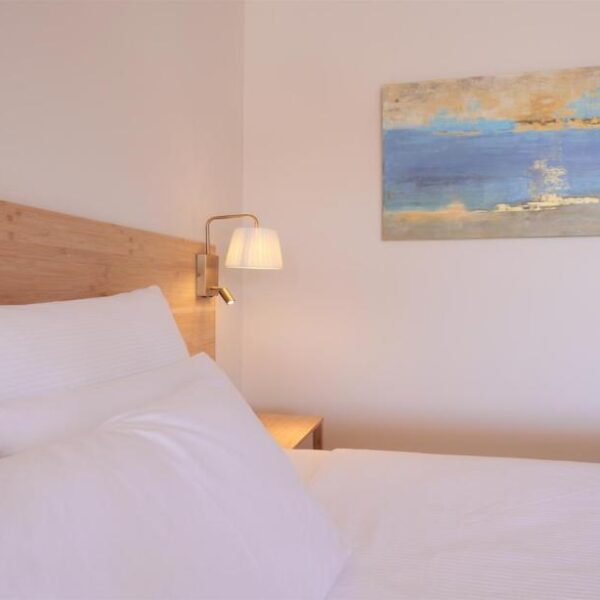 Close up picture of an oil painting in the studio apartmant